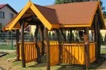 Altana z bali ogrodowa drewniana typ Z Facjatką