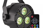 Reflektor PAR LED 3x4W RGBW+18 LED Strobo Pilot