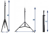 Statyw Uniwersalny Oświetlenie Telefon 160cm
