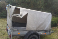 rusztowanie z plandeka do przyczepki roz modele