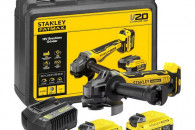 Stanley szlifierka kątowa 125mm 18V 2x4Ah V20